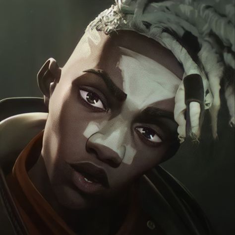 Ekko League Of Legends, League Of Legends Arcane, Harry Potter Art Drawings, League Of Legends Characters, Face Reference, Black Anime Characters, Lol League Of Legends, Face Light, Lego Ninjago