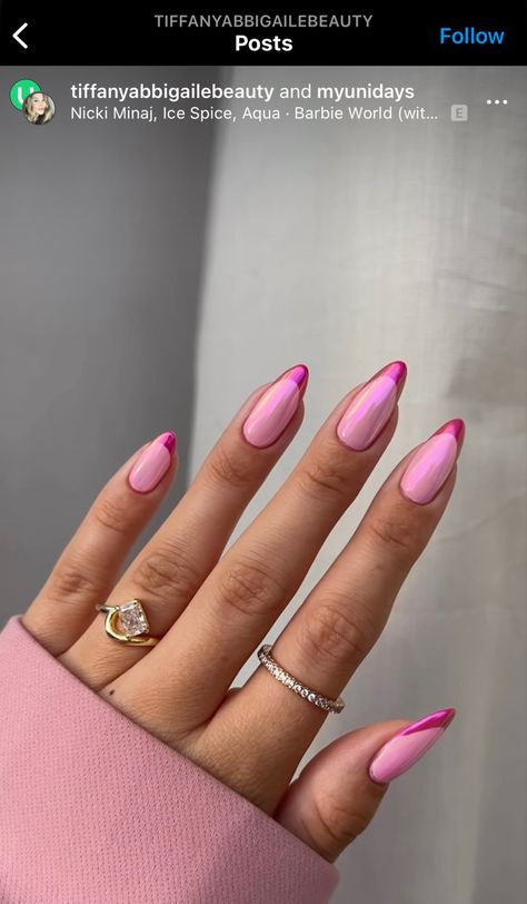 Barbie Nails, Girly Acrylic, Barbie Ideas, Amazing Nails, Colorful Nail, Summery Nails, Girly Acrylic Nails, Her Nails, Blush Nails