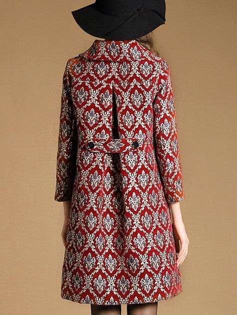 Stile Casual Chic, Long Jackets For Women, Batik Fashion, Batik Dress, Stylish Work Outfits, Long Sleeves Coats, 가을 패션, Coat Fashion, Coat Dress