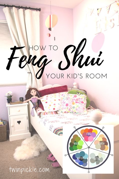 Feng Shui can improve sleep quality and relationships within the home. Find out how to Feng Shui your kid's room using their birth element, your home bagua map and more! Feng Shui Kids Bedroom, Feng Shui Layout, Feng Shui Bedroom Colors, Feng Shui Bedroom Tips, Feng Shui Bathroom, Room Feng Shui, Feng Shui Colours, How To Feng Shui Your Home, Feng Shui Design