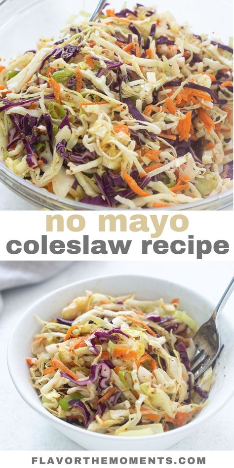 Cole Slaw With Vinaigrette, Mayo Free Coleslaw Recipe, Cole Slaw No Mayonnaise, Best Cole Slaw Recipe Vinegar, Cole Slaw Vinaigrette, Coleslaw Recipe Vinegar And Mayo, Healthy Coleslaw Recipes No Mayo, Vegan Coleslaw No Mayo, Non Mayo Coleslaw Dressing