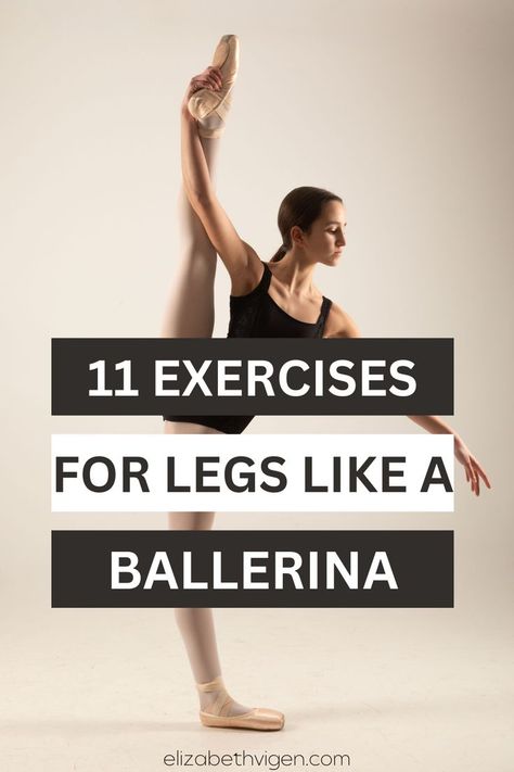 how to get ballerina legs Dance Legs Workout, Ballet Barre Workout Beginner, Ballet Legs Exercises, Ballerina Exercises At Home, Dancers Legs Workout, Barre Leg Exercises, How To Get Long Lean Legs, How To Get A Ballerina Body Workouts, Nina Dapper Workout