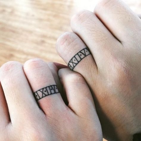 60 Hearwarming Wedding Ring Tattoo Ideas - The New ... #tattoosformen #mentattoos Wedding Ring Tattoo For Men, Wedding Ring Finger Tattoos, Ring Tattoo Designs, Wedding Band Tattoo, Tattoo Wedding, Tattoo Band, Ring Tattoo, Wedding Ring Tattoo, Couple Tattoos Unique