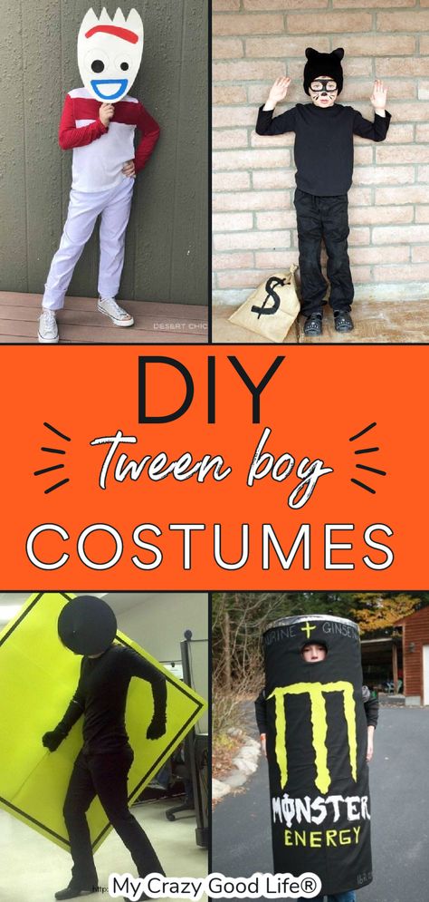 Boys Halloween Costumes 2024, Halloween Costume Boys 10-12, Halloween Costumes For 10 Year Boys, Fall Guys Costume, Roblox Costume For Boys, Boys Funny Halloween Costumes, Preteen Halloween Costumes For Boys, Diy Costumes Boys, Young Sheldon Costume