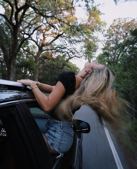 Photos Out Of Car Window, Sitting Out Car Window Pictures, Leaning Out Car Window Pose, Head Hanging Out Of Car Window Aesthetic, Hanging Out The Window Pics, Out Of Car Window Picture, Race Car Pictures, Cute Car Photos, Out The Window Aesthetic Car