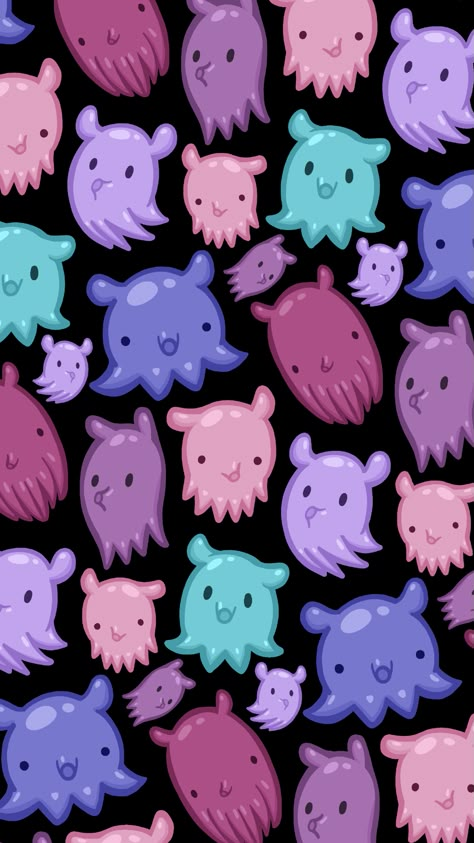 Octopus Wallpaper, Dumbo Octopus, Octopus Pattern, Iphone Wallpaper Cat, Iphone Wallpaper Fall, Simple Iphone Wallpaper, Cute Wallpaper For Phone, Download Cute Wallpapers, Phone Background