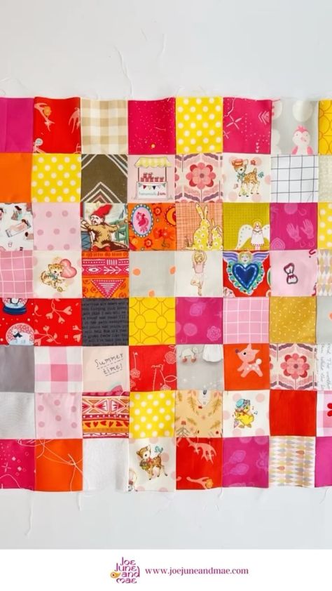 Dompet Koin Diy, Scrappy Patchwork, Projek Menjahit, Quilting Designs Patterns, Scrap Fabric Crafts, Sewing Machine Projects, Scrap Fabric Projects, Quilt Sewing Patterns, Quilt Square Patterns