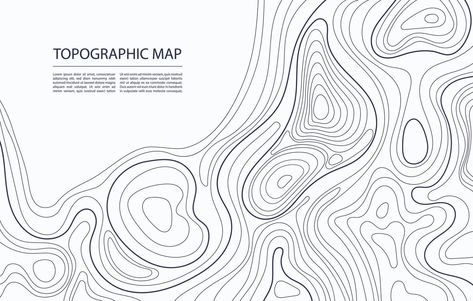 Nature, Contour Line Art, Line Landscape, Mountain Texture, Topographic Map Art, Terrain Texture, Landscape Vector, Contour Line, Terrain Map