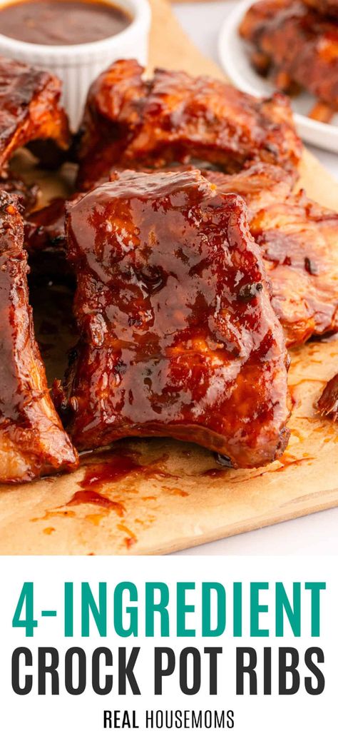 Easy Country Style Ribs In Crock Pot, Crock Pot Baby Back Ribs Slow Cooker, Ribs In Crockpot Easy, Ribs In The Crockpot Easy, Bbq Spare Ribs In The Crock Pot, Bbq Pork Spare Ribs Crock Pot, Crock Pot Ribs Sweet Baby Rays, Pork Ribs Crockpot, Bbq Ribs Crockpot