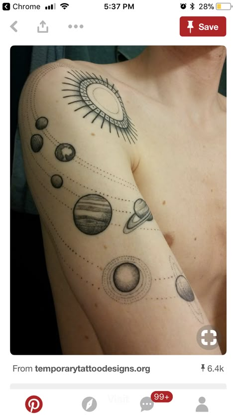 Space Chest Tattoo Female, Labradorite Tattoo, Space Jellyfish, Space Sleeve, Solar System Tattoo, Hippie Tattoo, Planet Tattoos, Jellyfish Tattoo, Muster Tattoos