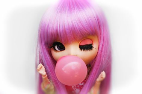 Candy Hair, Pastel Grunge, Pullip Dolls, Candy Girl, Cute Bedroom Decor, Lol Dolls, Doll Repaint, Girl Swag, Sweet Candy