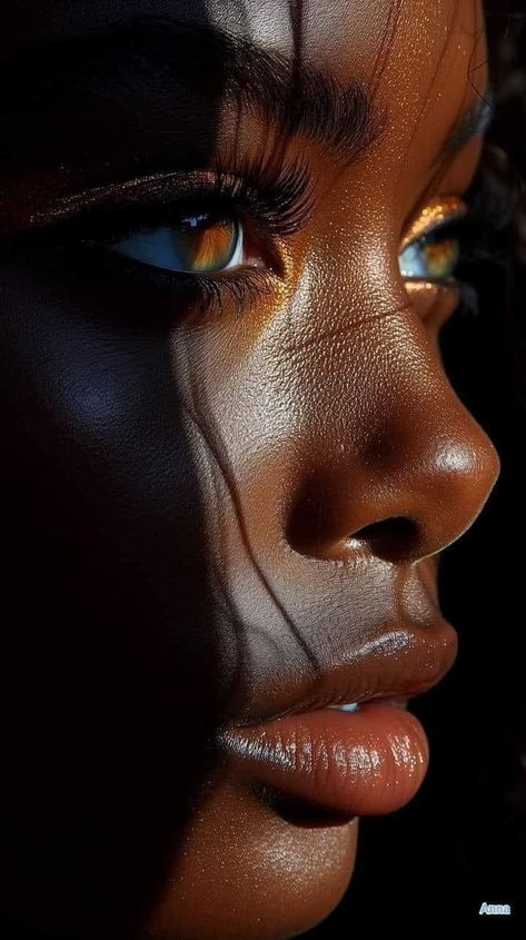 Dark Skin Beauty, Face Photography, Iron Art, East Africa, Black Women Art, Brown Skin, Art Paint, Beautiful Eyes, Black Art