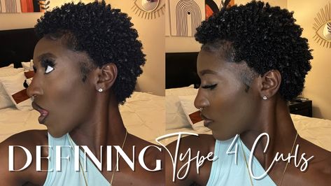 Define 4c Curls, Short Type 4 Hair, Baby Hair Tutorial, 4c Curls, Twa Hair, Natural Hair Twa, Mielle Organics, Twa Hairstyles, Wash N Go