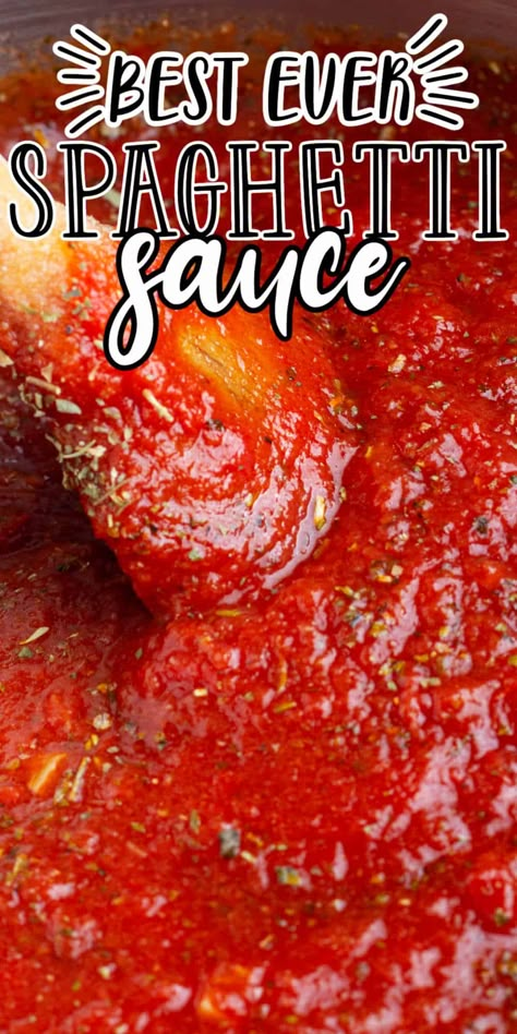 Best Ever Spaghetti, Homemade Spaghetti Sauce Easy, Homemade Spaghetti Sauce Recipe, Sauce Spaghetti, Pasta Sauce Homemade, Spaghetti Sauce Recipe, Homemade Sauce Recipes, Easy Spaghetti, Homemade Spaghetti Sauce