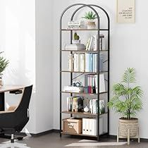 Arched Bookcase, Open Bookshelf, 4 Shelf Bookcase, Office Display, Tall Bookshelves, Industrial Bookcases, Decorative Shelving, Open Bookshelves, Kitchen Storage Shelves