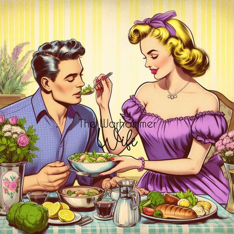 How To Be A Fantastic Housewife To Your Husband & Make Him Feel Cherished & Loved Wife Cooking For Husband, Trad Wives Aesthetic, How To Be A Housewife, 50s Housewife Aesthetic, Housewife Aesthetic, Trad Wife Aesthetic, Femininity Art, Traditional Wife, Traditional Femininity