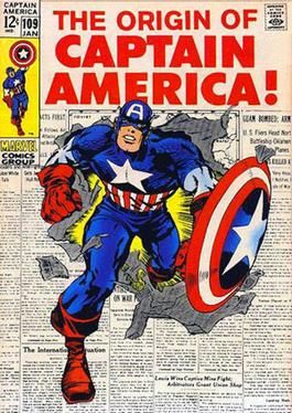 Captain America bursting through a page of newspaper Comic Ads, Superman Dc Comics, Heroes Reborn, Captain America Comic, Classic Comic Books, The Lone Ranger, Comics Marvel, Comic Manga, Bd Comics