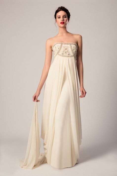 Temperley London Bridal, Wedding Gown Gallery, Empire Waist Wedding Dress, Empire Wedding Dress, Wedding Dresses Vera Wang, Temperley London, Bridal Fashion Week, Empire Dress, Wedding Dress Trends