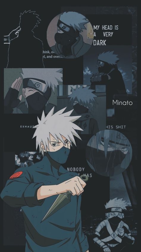 #Aesthetic #Animewallpaper #NarutoShippuden #Kakashiicons Kakashi Iphone Wallpaper, Aesthetic Kakashi Wallpaper, Kakashi Collage, Kakashi Aesthetic, Kakashi Hatake Wallpapers, Anime Werewolf, Kakashi Wallpaper, Complex Edit, Naruto Wallpapers