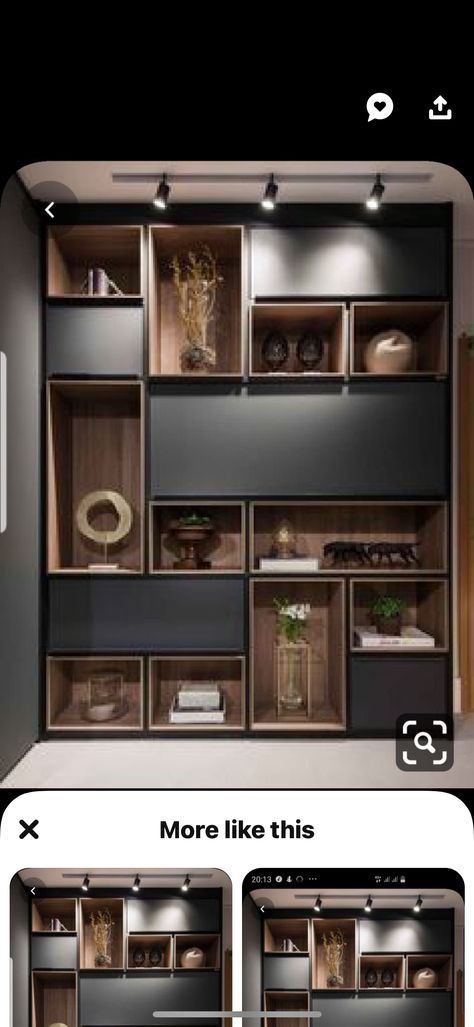 Office Wall Unit, Mountain Modern Home Interiors, Award Shelves, Trophy Display Shelves, Dancing Room, Coin Tv, Condominium Interior, Bookshelves With Tv, Bedroom Tv Stand