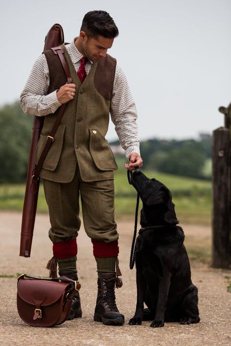 Huntsman Outfit, Old Money Hunting, Skeet Shooting Outfit, Hunting Outfit For Men, Hunting Outfit, Hunting Fashion, Game Shooting, Tattersall Shirt, Hunting Style