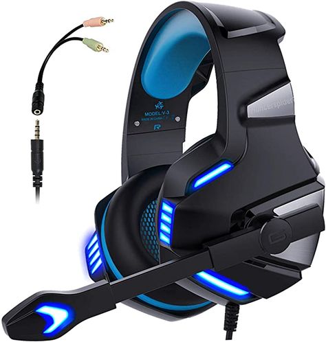 Led Headphones, Best Gaming Headset, Ps4 Headset, Xbox One Controller, Headphones With Microphone, Mac Laptop, Headphone With Mic, Gaming Headphones, Nintendo 3ds