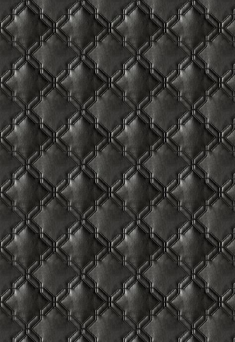 Black Leather Fabric, Schumacher Wallpaper, Showroom Interior Design, Leather Wall, Schumacher Fabric, Fitting Room, Car Upholstery, Material Textures, Lattice Pattern