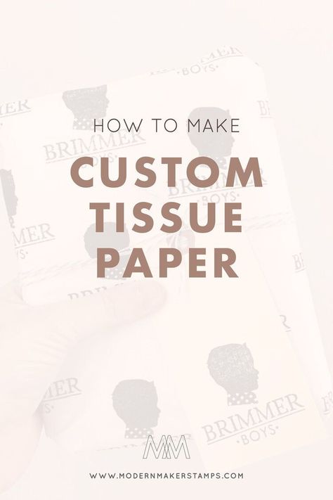 Diy Branded Tissue Paper, Diy Custom Tissue Paper, Diy Branding Packaging, Etsy Packaging Ideas Branding, Custom Tissue Paper Packaging, Tissue Paper Packaging Ideas, Tissue Paper Packaging, Etsy Shop Packaging, Custom Shipping Boxes