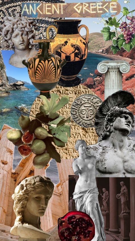 #ancientgreece #greece #greeceaesthetic #greek #greekmythology #greekmyths #mythology #greekgods #ancientgreeceaesthetic #beauty #ancient #old #ruins Greek Mythology Costumes, Mythology Costumes, Greece Party, Ancient Greece Aesthetic, Old Ruins, Greece Mythology, Greek Pantheon, Collage Art Projects, Greek Culture