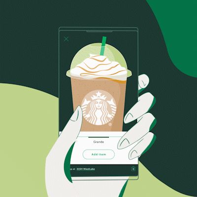 Starbucks Illustration Design, Starbucks Illustration Art, Starbucks Design Poster, Starbucks Graphic Design, Simple Motion Graphics Animation, Starbucks Social Media, Animated Advertising, Starbucks Ads, Starbucks Video