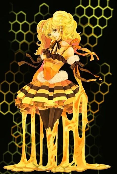 Bee Woman, Honey Bee Drawing, Anime Cd, Bee Drawing, Characters Inspiration Drawing, Bee Inspired, Bee Art, Bee Theme, Cute Anime