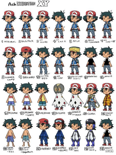 ash exhibition XY | Pokémon | Know Your Meme Pokemon Xyz Fan Art, Ash Ketchum Fan Art, Pokémon Outfits, How To Draw Ash, Satoshi Pokemon, Pokémon Xyz, Pokemon Ash Ketchum, Solgaleo Pokemon, Pokemon Kalos