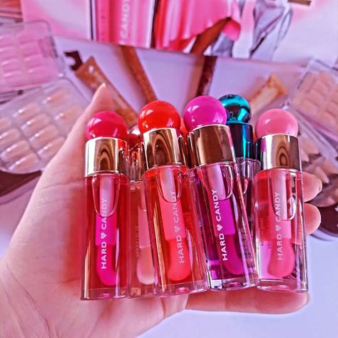 Lip Gloss Collection Aesthetic, Makup Looks, Lip Repair, Walmart Beauty Products, Hard Candy Makeup, Makeup Display, Lip Oils, Candy Lips, Best Lip Gloss