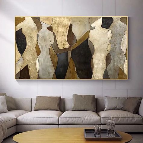 Large Paintings, Hand Painted Wall Art, Figurative Artwork, Hand Painted Walls, Art Pop, Hand Painted Canvas, Handmade Oil, Abstract Canvas Painting, Online Painting