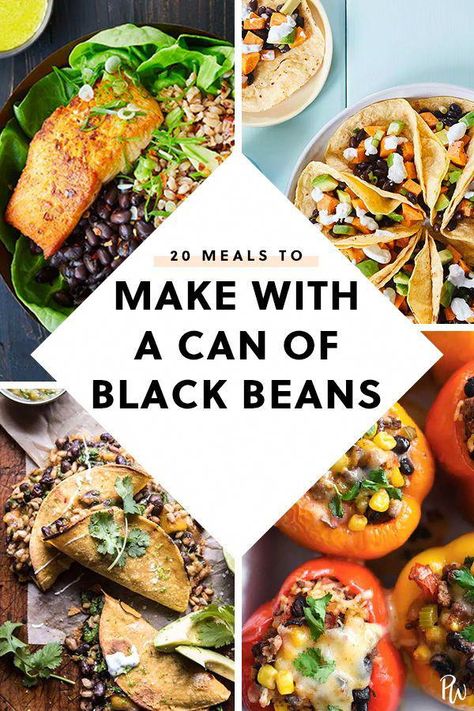 Black Bean Recipes, Meals To Make, Fast Dinner Recipes, Burrito Bowls, Vegetarian Dinners, Meatless Meals, Bean Recipes, Black Bean, Dinner Recipe