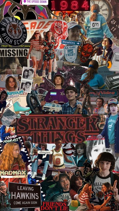 Where are my Stranger Things fans at 🤪 (please like this took me forever) #strangerthings #willbyers i Stranger Things Phone Background, Stanger Thing Wallpapers, Stranger Things Wallpaper For Ipad, Stranger Things Wallpaper Aesthetic Lockscreen, Netflix Aesthetic Wallpaper, Wallpapers Stranger Things, Stranger Things Background, Stranger Things Wallpaper Iphone, Stranger Things Collage