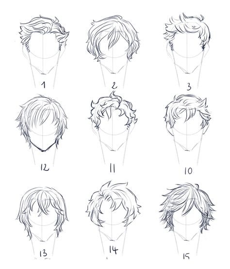 They are not mine Hair References Drawing, Boy Hair Drawing, Drawing Male Hair, How To Draw Anime, Pelo Anime, Drawing Hair Tutorial, Manga Hair, Cartoon Hair, Hair Sketch