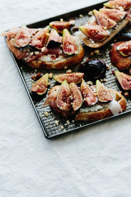 Fig Toast, Figs With Goat Cheese, Sourdough Toast, Roasted Figs, Serrano Ham, Eat My, Honey Roasted, Late Spring, Sweet And Savory