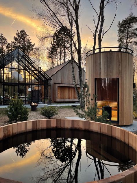 Sauna Ideas, Decking Options, Nordic Architecture, Sauna House, Nordic House, Scandinavian Architecture, Sauna Design, Outdoor Sauna, Outdoor Spa