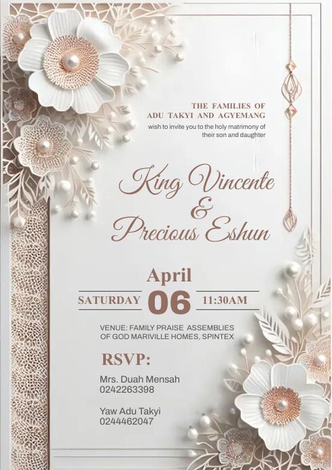 Editable Wedding Invitations Free, Free Wedding Invitation Templates Editable, Wedding Invitation Cards Template, Unique Wedding Invitation Cards, Elegant Invitation Design, Save The Date Elegant, Happy Wedding Anniversary Cards, Wedding Invitations Card, Wedding Invitation Posters