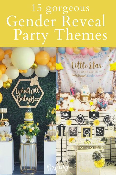 Gender Reveal Theme Ideas Neutral, Twin Gender Reveal Party Themes, Gender Reveal Spring Theme, Cute Simple Gender Reveal Themes, Theme For Gender Reveal, Gender Reveal Ideas For May, Best Gender Reveal Themes, Gender Reveal Ideas Easter Theme, Gender Reveal Ideas For March