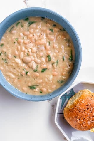 I Make Marcella Hazan’s Soup When I Only Have 15 Minutes and Need Spoonfuls of Comfort Marcella Hazan, White Bean Soup Recipes, Peasant Food, Homemade Beans, Bean Soup Recipe, Delicious Soups, Bean Soup Recipes, White Bean Soup, Hidden Beauty