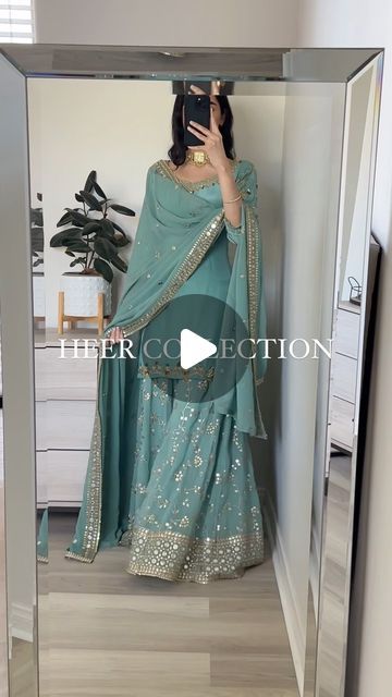 143K views · 15K likes | Heer Collection Inc. by Aman Gill on Instagram: "SHAREEN Sharara Set// hand embroidered kameez paired with a pre embroidery dupatta and sharara. How to order/ inquiries: DM, text or email us. Customization: this piece can be made in any color, style or size. #shararasuit #punjabisuits #punjabibridesmaids #punjabiweddings #punjabi #punjabisongs #punjabigirl #punjabimutiyara #patialashahi #chandigarh #wedmegood #lehngacholi #indianwedding #sangeetoutfit" Sharara Styling Ideas, Heer Collection Suits, New Designer Punjabi Suits Party Wear, Sharara Dress Indian Weddings, Hairstyles With Sharara Suit, Gharara Suits Party Wear, Party Wear Sharara Dress, Indian Sharara Outfits, Stylish Party Wear Indian Dresses