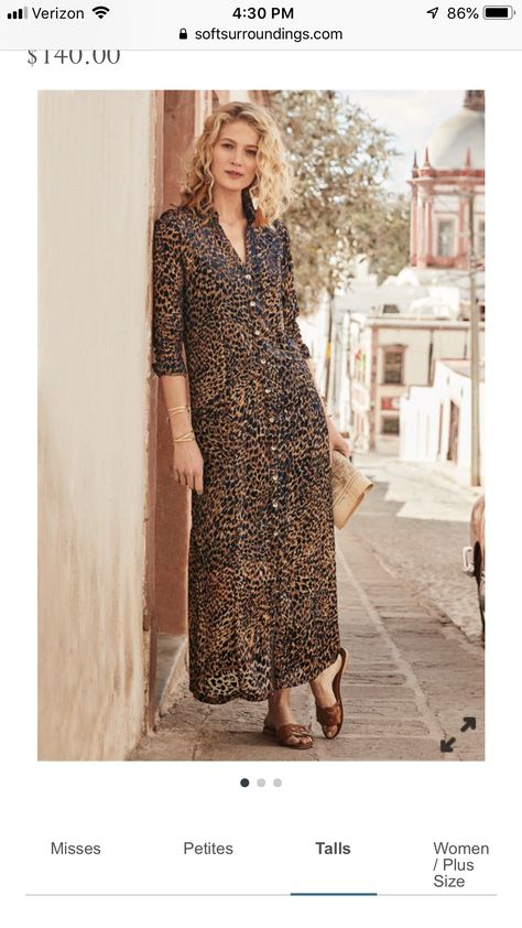 Animal Print Maxi Dresses, Soft Surroundings Dresses, Frock Fashion, Long Kurti Designs, Pakistani Dresses Casual, Modest Dresses Casual, Animal Print Dress, Summer Fashion Dresses, Dress Indian Style