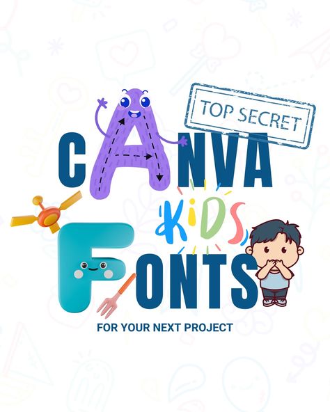 Check out these super cute TOP SECRET Canva fonts that you can use for your next design project for KIDS. 👧👦 These would be great for kids’ activity and busy books, children’s story books, and school projects. 🚌📝 Let me know which one’s your favorite! 😊 Learn more about Canva, comment “canva” and I’ll show you how. 🤗🌻 #canva #canvafonts #canvasecretfonts #canvadesign #canvaforbeginners #makemoneyonline #digitalproducts Canva Fonts, Busy Books, Kid Fonts, Canvas Learning, Project For Kids, Kids Activity Books, Story Books, Kids Activity, Canva Design