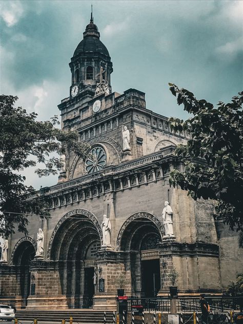 San Agustin Church Intramuros, Intramuros Aesthetic, Catholic Church Aesthetic, Church Philippines, San Agustin Church, Aesthetic Church, Romanticize Studying, Church Aesthetic, Church Backgrounds