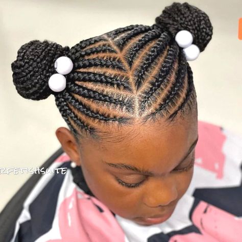 Kids Cornrow Hairstyles Natural Hair, Cornrow Hairstyles For School, Girls Cornrow Hairstyles, Natural Cornrow Hairstyles, Cornrows For Girls, Kids Cornrow Hairstyles, Kids School Hairstyles, Toddler Braids, Hairstyles Girl