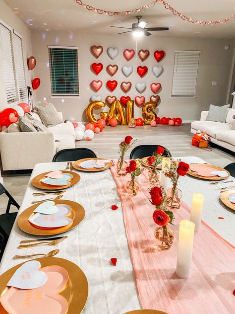 Galentines Bunco Party, Galentines Party Decor Backdrop, Heart Birthday Decorations, Galentines Party Pink, Valentines Day Girls Party, Valentines Party Themes For Adults, Cute Valentines Party Ideas, Valentine Day Brunch, Galentines Party Ideas Girls Day