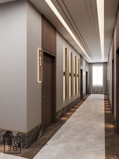 Hotel Hallway Design Ideas, Elevator Door Design, Residential Lobby Design, Hotel Corridor Design, Hotel Doors Design, Hotel Corridor, Aesthetic Interior Design, Lobby Interior Design, Corridor Design