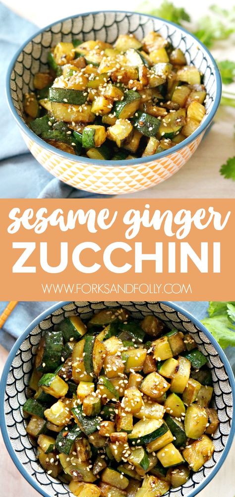 Zucchini Pommes, Zucchini Side Dishes, Sesame Ginger, Carb Foods, Broccoli Salad, Clean Eats, Zucchini Recipes, Healthy Side Dishes, Veggie Sides